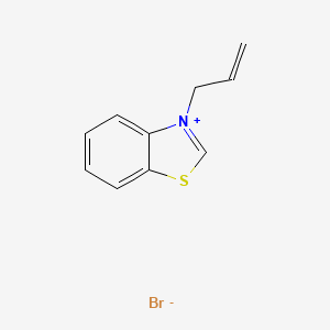 Chemical structure of N-Allylbenzothiazolium Bromide