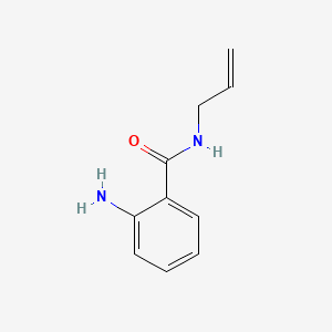 Chemical structure of N-Allyl-2-aminobenzamide
