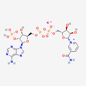 Chemical structure of NADP monopotassium salt