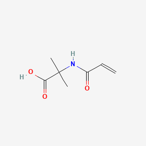 Chemical structure of N-Acryloyl-2-methylalanine