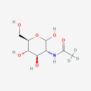 Chemical structure of N-Acetyl-D-glucosamine-d3