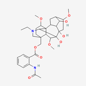 Chemical structure of N-Acetyldelectine