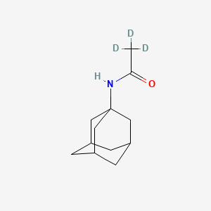 Chemical structure of N-Acetyl-d3 Adamantamine