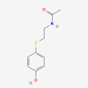 Chemical structure of N-Acetyl-4-S-cysteaminylphenol