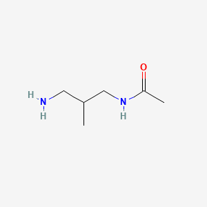 Chemical structure of N-Acetyl-2-methyl-1,3-propanediamine