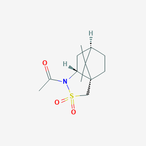 Chemical structure of N-Acetyl-(2R)-bornane-10,2-sultam