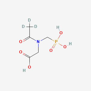 Chemical structure of N-Acetyl Glyphosate-d3