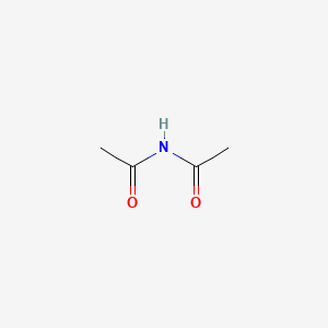 Chemical structure of Diacetamide