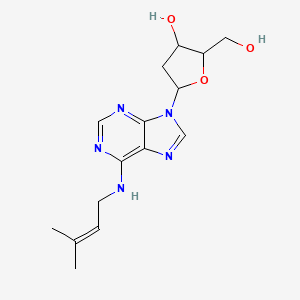 Chemical structure of N6-Isopentenyl-2’-deoxyadenosine
