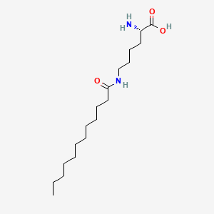 Chemical structure of Lauroyl Lysine