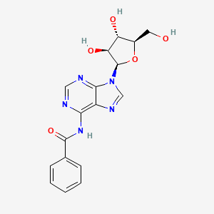 Chemical structure of N6-Bz-2'-ara-rA