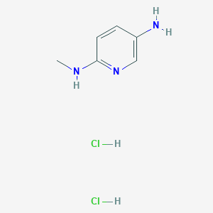 Chemical structure of N2-Methylpyridine-2,5-diamine dihydrochloride