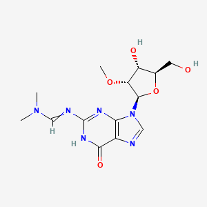 Chemical structure of N2-DMF-2'-O-Methylguanosine