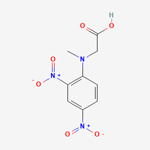 Chemical structure of DNP-sarcosine