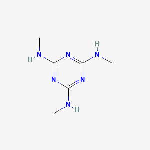Chemical structure of 2,4,6-Trimethylmelamine