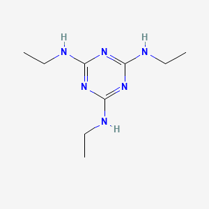 Chemical structure of Triethylmelamine