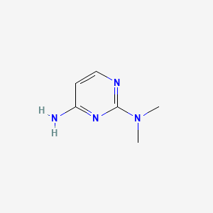 Chemical structure of N2,N2-Dimethylpyrimidine-2,4-diamine