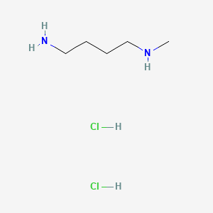 Chemical structure of N1-Methylbutane-1,4-diamine dihydrochloride