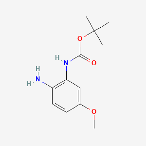 Chemical structure of N1-Boc-5-methoxy-1,2-benzenediamine