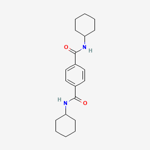 Chemical structure of N1,N4-Dicyclohexylterephthalamide