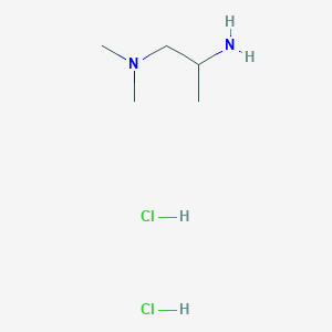 Chemical structure of N1,N1-Dimethylpropane-1,2-diamine dihydrochloride