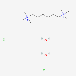 Chemical structure of Hexamethonium chloride dihydrate