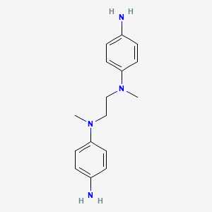 Chemical structure of N,N'-Bis(4-aminophenyl)-N,N'-dimethylethylenediamine