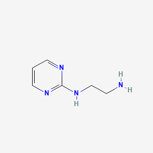 Chemical structure of N1-(Pyrimidin-2-yl)ethane-1,2-diamine