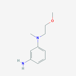 Chemical structure of N1-(2-Methoxyethyl)-N1-methylbenzene-1,3-diamine