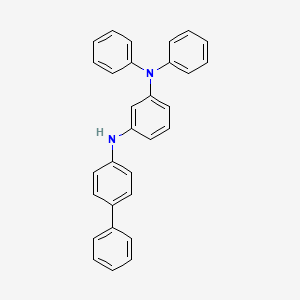 Chemical structure of N1-([1,1'-Biphenyl]-4-yl)-N3,N3-diphenylbenzene-1,3-diamine
