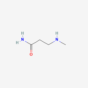 Chemical structure of N~3~-Methyl-beta-alaninamide