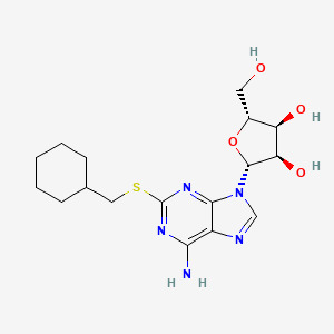 Chemical structure of N-{2-[1-(6,7-Dimethoxy-4-quinazolinyl)-4-piperidinyl]ethyl}sulfuric diamide