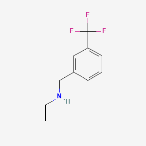 Chemical structure of N-[3-(Trifluoromethyl)benzyl]ethylamine