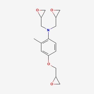 Chemical structure of N-[2-Methyl-4-(oxiranylmethoxy)phenyl]-N-(oxiranylmethyl)oxiranemethanamine