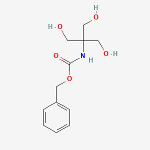 Chemical structure of Benzyl (1,3-dihydroxy-2-(hydroxymethyl)propan-2-yl)carbamate