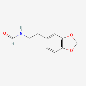 Chemical structure of N-[2-(1,3-Benzodioxol-5-yl)ethyl]formamide