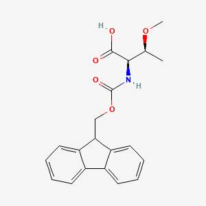 Chemical structure of Fmoc-D-Thr(Me)-OH