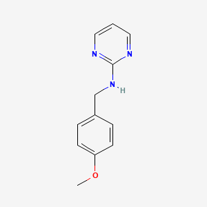 Chemical structure of n-(4-Methoxybenzyl)pyrimidin-2-amine