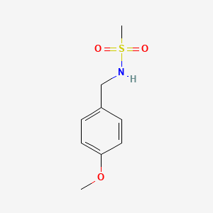 Chemical structure of N-(4-methoxybenzyl)methanesulfonamide