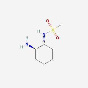 Chemical structure of N-[(1R,2R)-2-aMinocyclohexyl]-MethanesulfonaMide