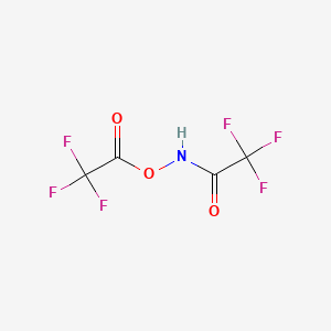 Chemical structure of N,O-Bis(trifluoroacetyl)hydroxylamine