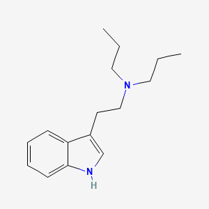 Chemical structure of N,N-Dipropyltryptamine