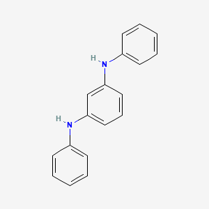 Chemical structure of N,N'-diphenyl-m-phenylenediamine