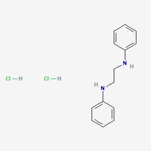 Chemical structure of N,N'-Diphenylethylenediamine Dihydrochloride