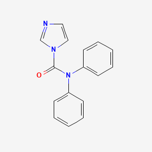 Chemical structure of N,N-Diphenyl-1H-imidazole-1-carboxamide