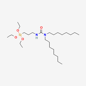 Chemical structure of N,N-DIOCTYL-N'-TRIETHOXYSILYLPROPYLUREA