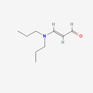 Chemical structure of 3-(Dipropylamino)-2-propenal
