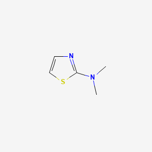 Chemical structure of N,N-dimethylthiazol-2-amine