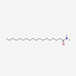 Chemical structure of N,N-dimethylstearamide