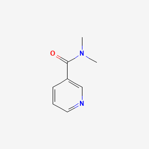 Chemical structure of N,N-Dimethylnicotinamide